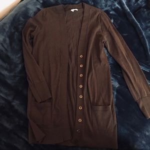 Long cardigan sweater